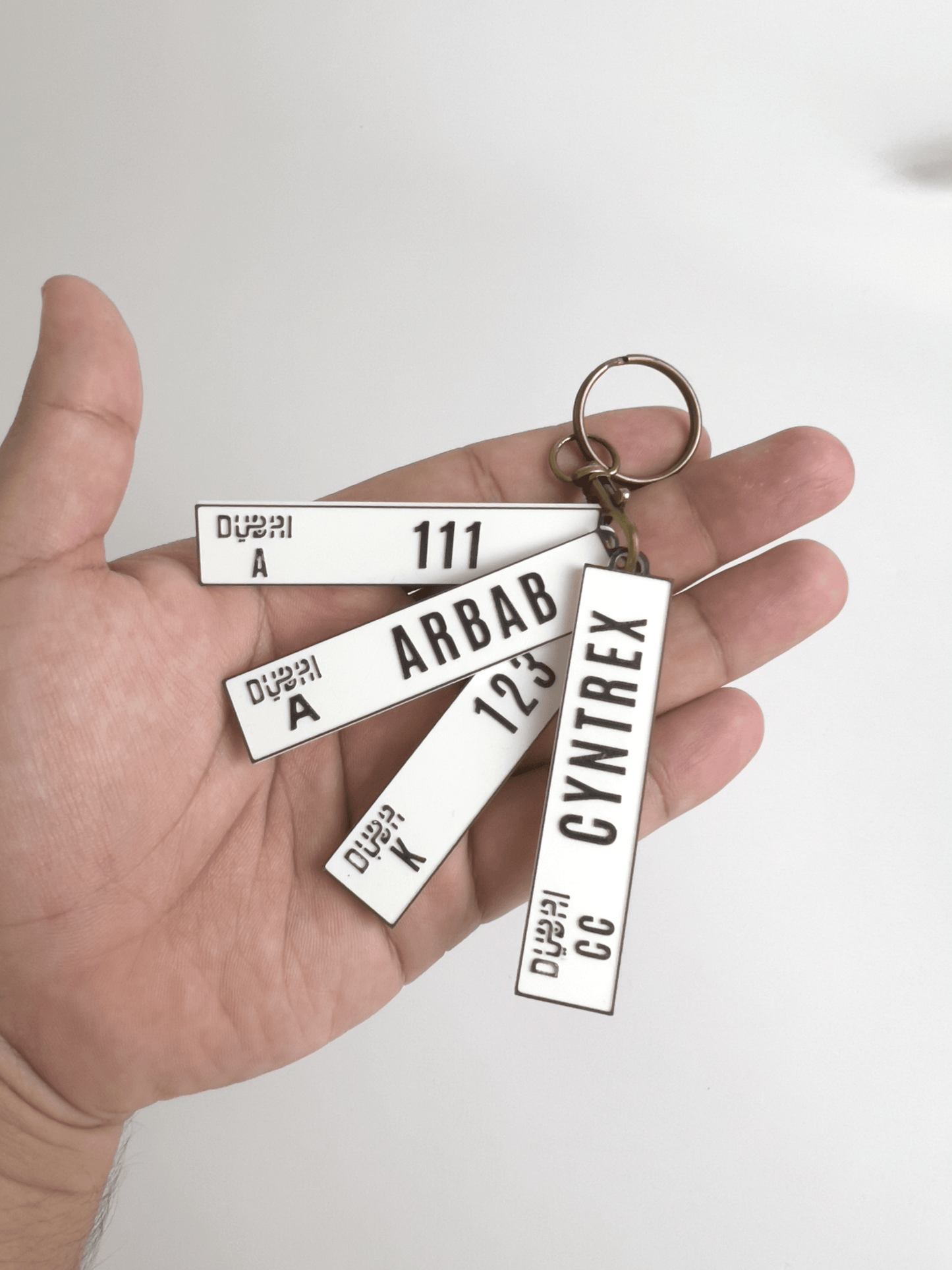 Dubai | Number Plate Key Chain